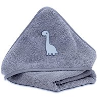 Fillikid Hooded Towel Rex Blue 75 × 75cm - Children's Bath Towel