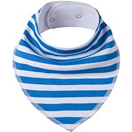 Simed Bavlněný bryndák s nepropustnou PUL vrstvou - Blue stripes - Bib