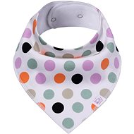 Simed Cotton bib with impermeable PUL layer - Dots - Bib