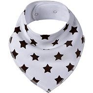 Simed Cotton bib with impermeable PUL layer - Stars - Bib