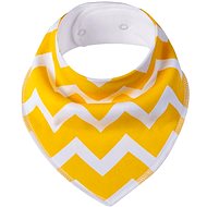 Simed Cotton bib with impermeable PUL layer - Zigzag - Bib