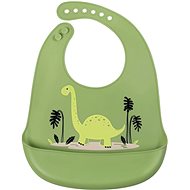 Simed Silicone bib with pocket - Dinosaur - Bib