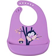 Simed Silicone bib with pocket - Owl - Bib