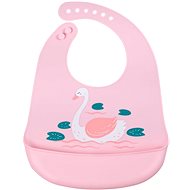 Simed Silicone bib with pocket - Swan - Bib
