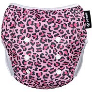 T-tomi Plienkové plávky s volánikom, Pink gepard - Plienkové nohavičky