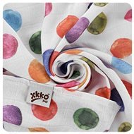 Xkko Bambusová osuška Digi 90 × 100, Watercolour Polka Dots - Detská osuška