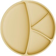 Everyday Baby silikonový talíř s přísavkou Soft Yellow - Children's Plate