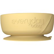 Everyday Baby Silicone Bowl with Suction Cup Soft Yellow - Children's Bowl