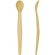 Everyday Baby silikonová lžička Soft Yellow 2 ks - Baby Spoon