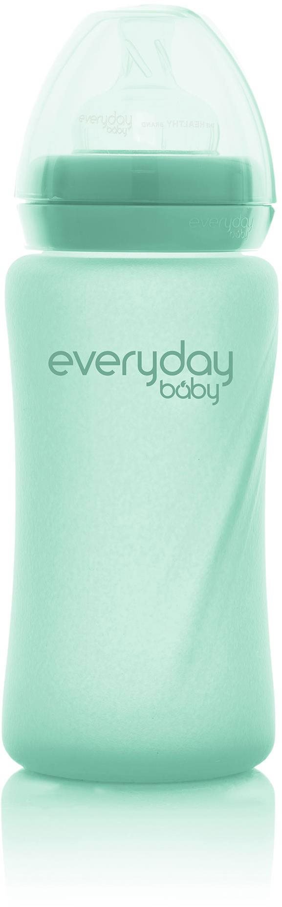 Everyday Baby bottle with straw glass 240 ml Mint Green - Baby Bottle