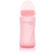 Everyday Baby láhev sklo 240 ml Rose Pink - Baby Bottle