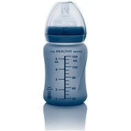 Everyday Baby Glass Bottle with Temperature Sensor 240 ml Blueberry - Baby Bottle
