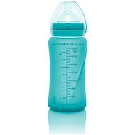 Everyday Baby láhev sklo s teplotním senzorem 240 ml Turquoise - Baby Bottle