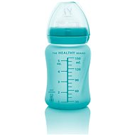 Everyday Baby láhev sklo s teplotním senzorem 150 ml Turquoise - Baby Bottle