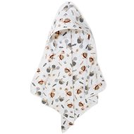 Bomimi Hooded Flannel Turtle Bath Towel - Children's Bath Towel
