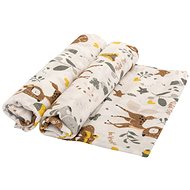 Bomimi Osuška Tetra Premium 140 g/m2 lesní zvířátka, 2 ks - Children's Bath Towel