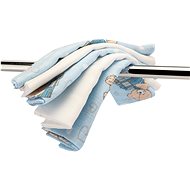 Bomimi Premium Mini Towel 140 g/m2, 40 × 40 cm, blue teddy bear, 5 pcs - Children's Bath Towel