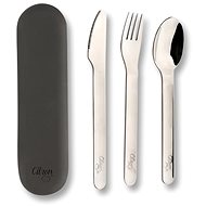 Citron Set příborů s pouzdrem Black - Children's Cutlery