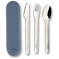 Citron Set příborů s pouzdrem Dark Blue - Children's Cutlery
