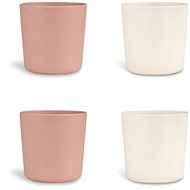 Citron Sada hrnečků z bio materiálu, růžová / krémová - Baby cup