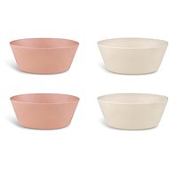 Citron Sada misek z bio materiálu, růžová / krémová - Children's Bowl