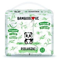 Bamboolove Bambusz pelenka, M méret (24 db) - Eldobható pelenka