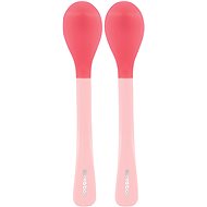 KikkaBoo Lžičky s tepelným senzorem Pink 2 ks - Baby Spoon