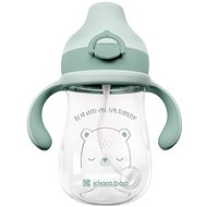 KikkaBoo Mug with silicone drinker 300 ml Bear with me Mint - Baby cup