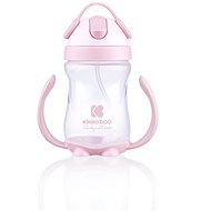 KikkaBoo Hrnek se silikonovým brčkem 300 ml Pink - Baby cup
