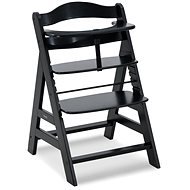 Hauck Alpha+ dřevená židle Black - Jídelní židlička