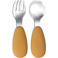 Tryco Stainless steel spoon & fork - Honey Gold - Children's Cutlery