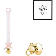 Bjällra of Sweden Soother clip and 2 pacifiers - Vintage girl - Dummy Clip