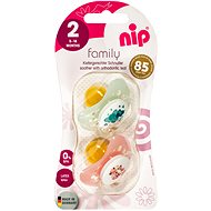 Nip Family šidítko kaučukové Elephant/Fox 5-18m, 2ks - Baby Pacifier