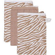 Tryco Blush & Blossom Muslin Zebra washcloth - Washcloth