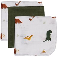 Tryco Blush & Blossom Muslin Dinosaur Facial Washcloth - Washcloth