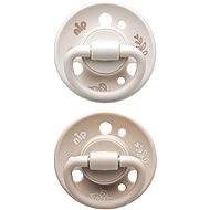 Nip Green Line rubber teat Brown/Beige, 6m+, 2pcs - Baby Pacifier