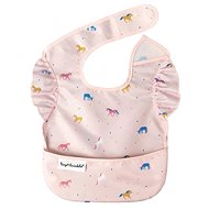 Tiny Twinkle Bib with Ruffles Unicorn Confetti - Bib