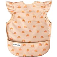 Tiny Twinkle Apron with bib and ruffles Large 2-4 years Boho Rainbow - Bib