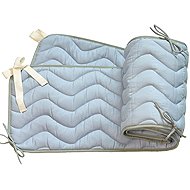 Pinkie Bio Wave Blue - Crib Bumper
