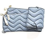Pinkie Bio Wave Blue S - Crib Bumper