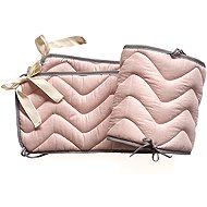 Pinkie Bio Wave Pink S - Crib Bumper