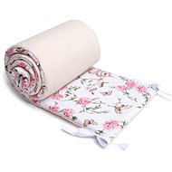 Maceshka Basic Rabbit with roses - Crib Bumper