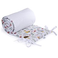 Maceshka Basic Animals with flowers - Crib Bumper