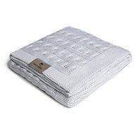 Maceshka cotton knitted braid, Grey - Blanket