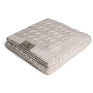 Maceshka cotton knitted braid, Beige - Blanket