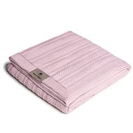Maceshka cotton knitted pea, Pink - Blanket