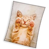 Carbotex Baby fleece blanket Rusty Kitten 130 × 170 cm - Blanket