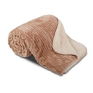 Svitap sleepwell Blanket microfiber Sheep corduroy chocolate 150 × 200 cm - Blanket