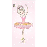 Jerry Fabrics Ballerina, 70 × 140 cm - Children's Bath Towel