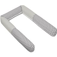 Bellatex crib roller 322/901, stars grey, 12 × 240 cm - Crib Bumper